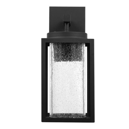 GLOBE Electric Capulet 1-Light Matte Black Wall Sconce 44359